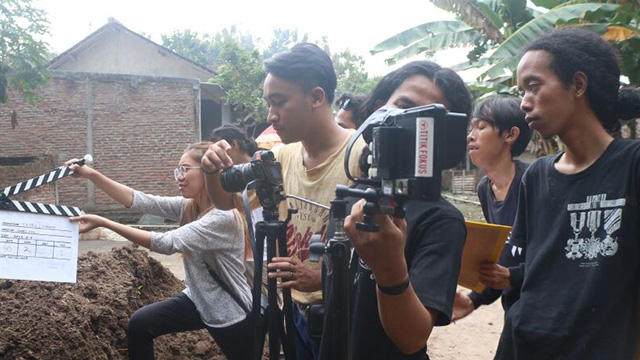 Proses dibalik produksi film Merged With The Ground (sumber: Imam Syafi'i)