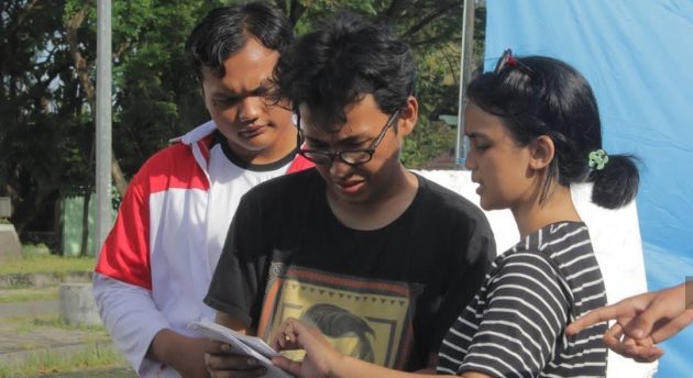 Proses dibalik produksi film Mars (sumber foto : M. Marhawi)